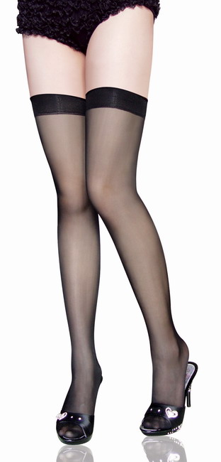 Sexy Black Sheer Stockings